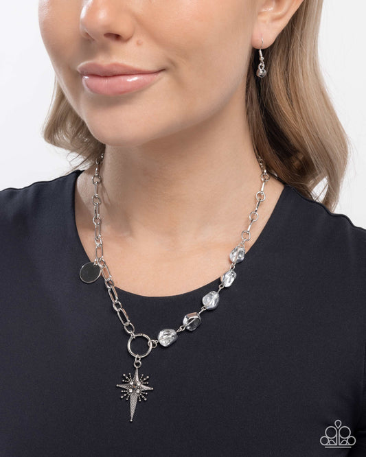 Loose and Wild - silver - Paparazzi necklace