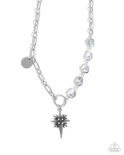Loose and Wild - silver - Paparazzi necklace