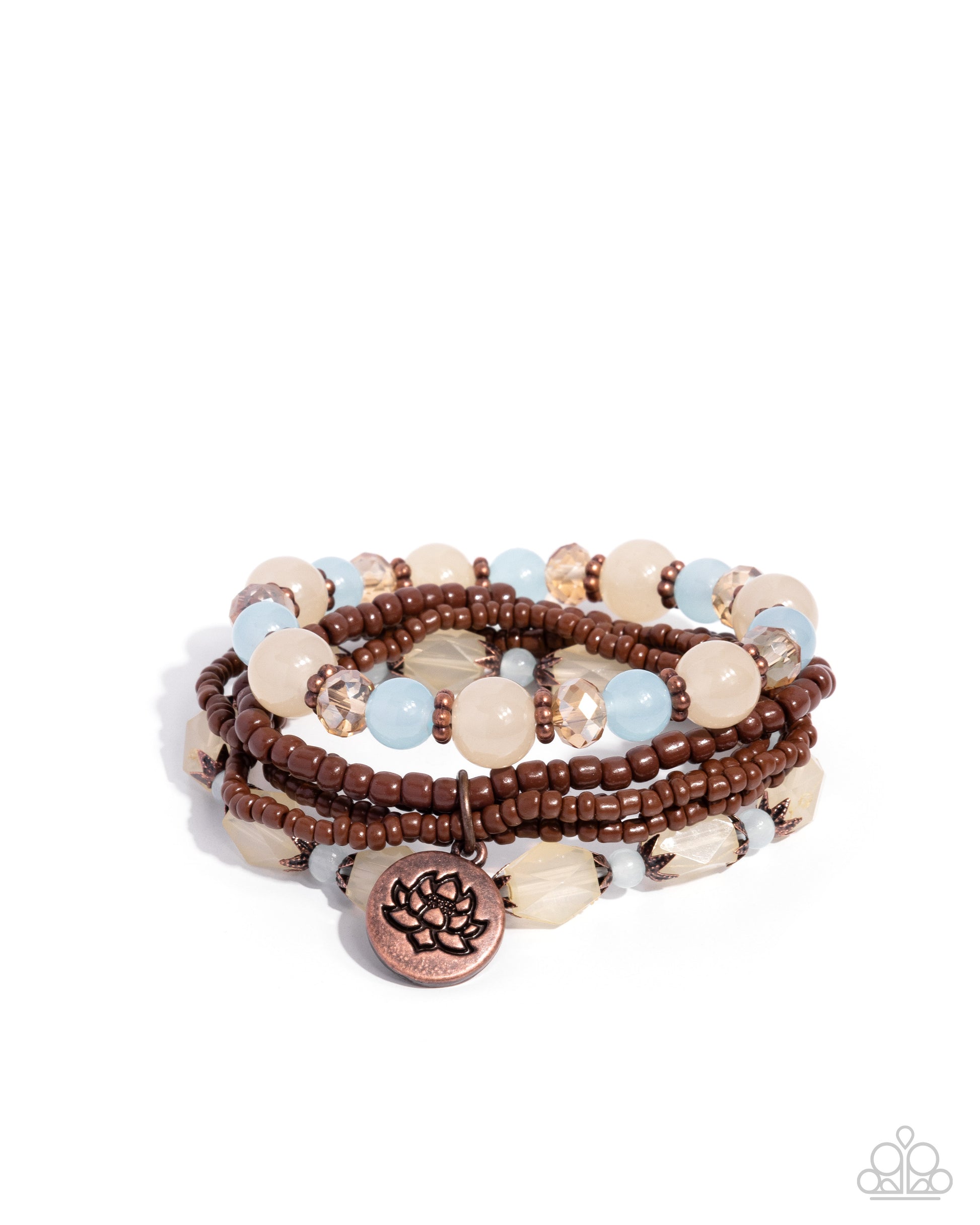 Lotus Moment - copper - Paparazzi bracelet