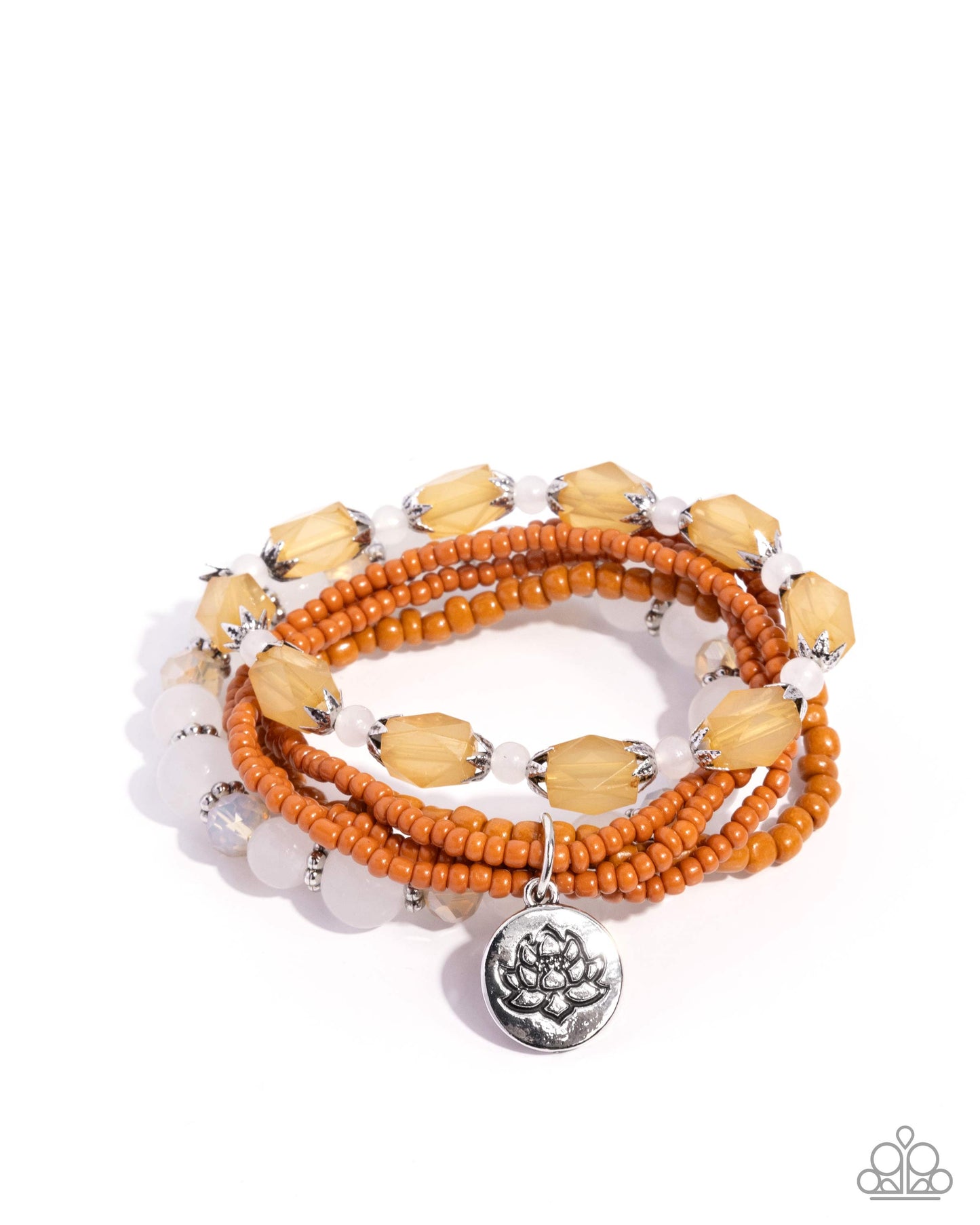 Lotus Moment - white - Paparazzi bracelet