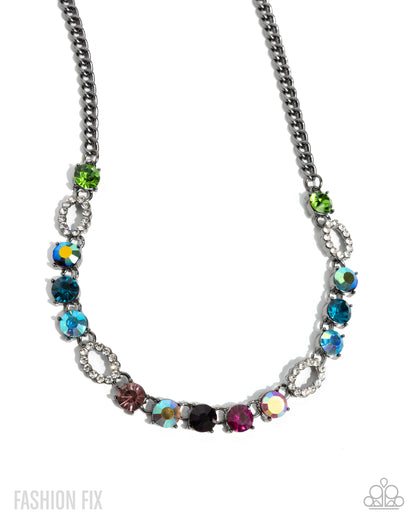 Loud Luxe - multi - Paparazzi necklace