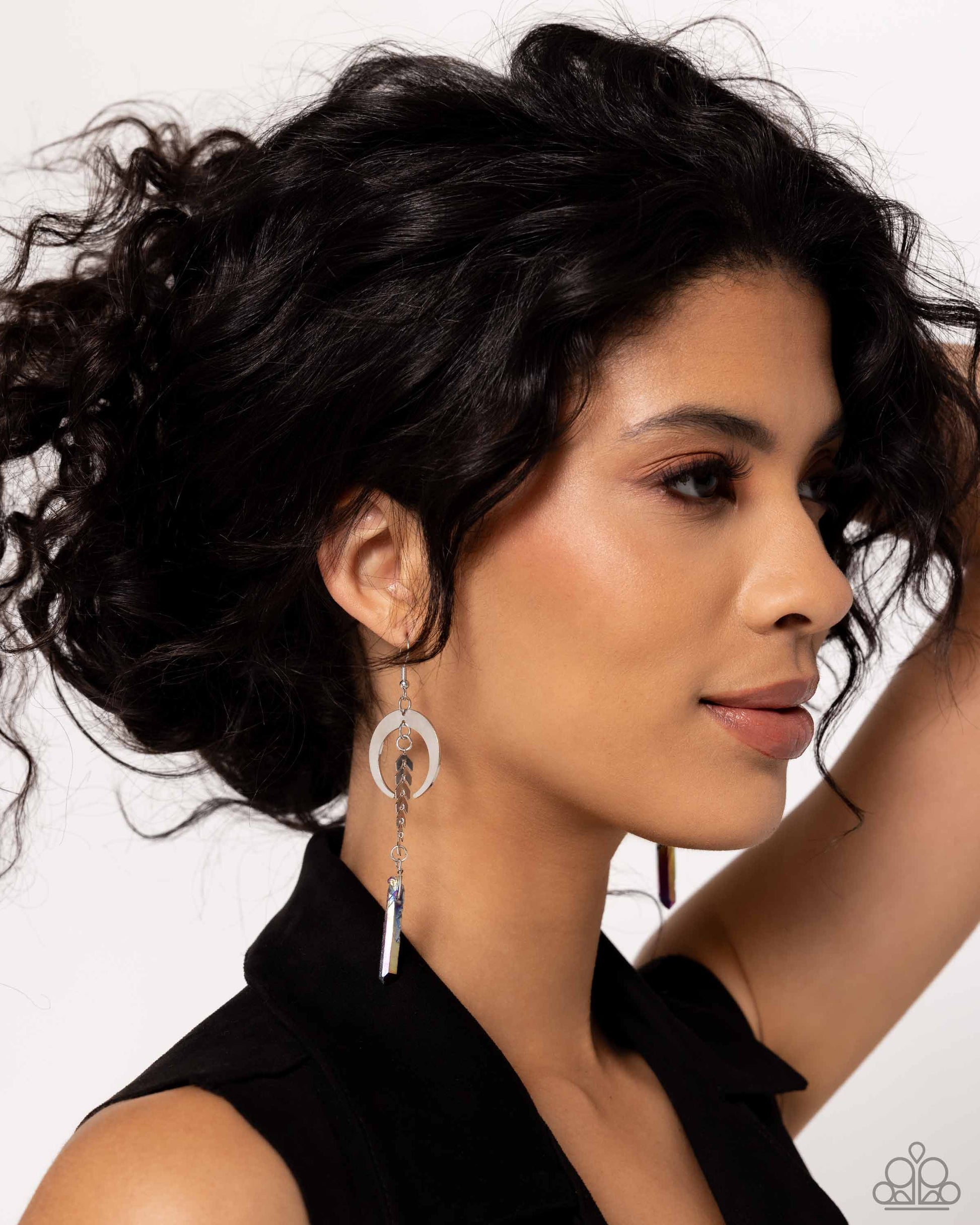 Lounging Laurel - multi - Paparazzi earrings