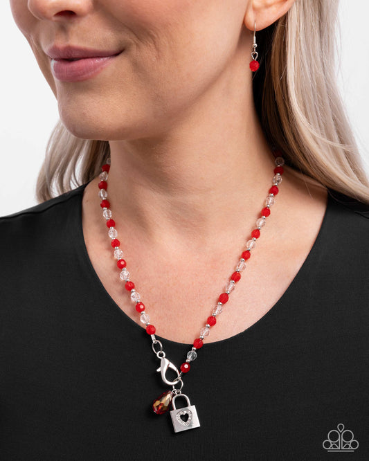 Love Match - red - Paparazzi necklace