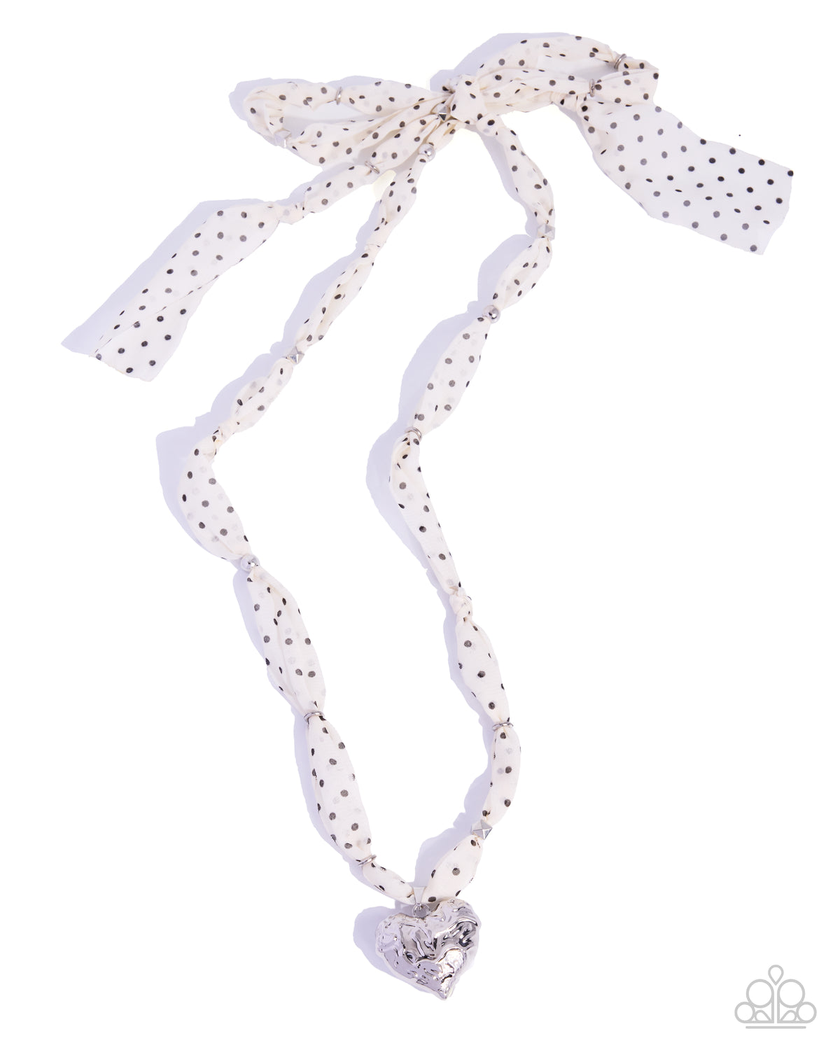 Loveable Gaze - white - Paparazzi necklace