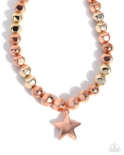 Loveable Legacy - copper - Paparazzi necklace