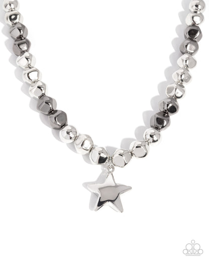 Loveable Legacy - silver - Paparazzi necklace
