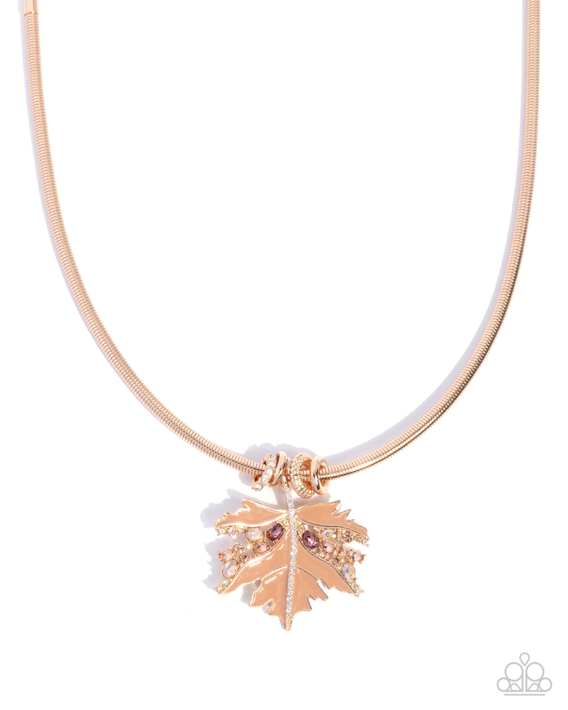 Lovely Leaf - brown - Paparazzi necklace