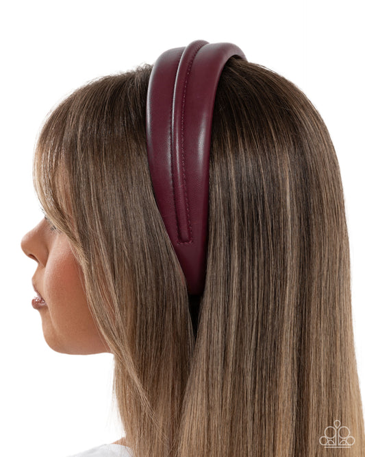 Lovely Lesson - purple - Paparazzi headband