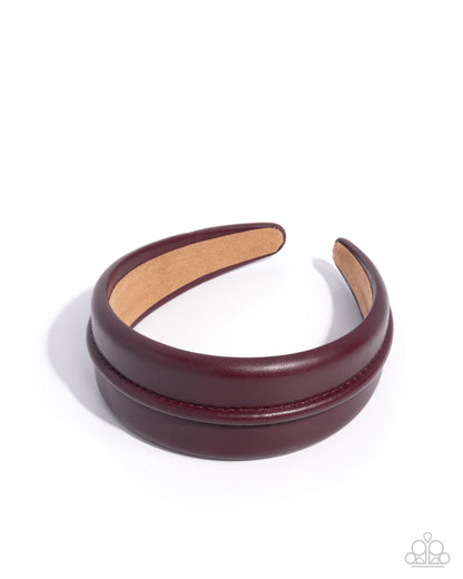 Lovely Lesson - purple - Paparazzi headband