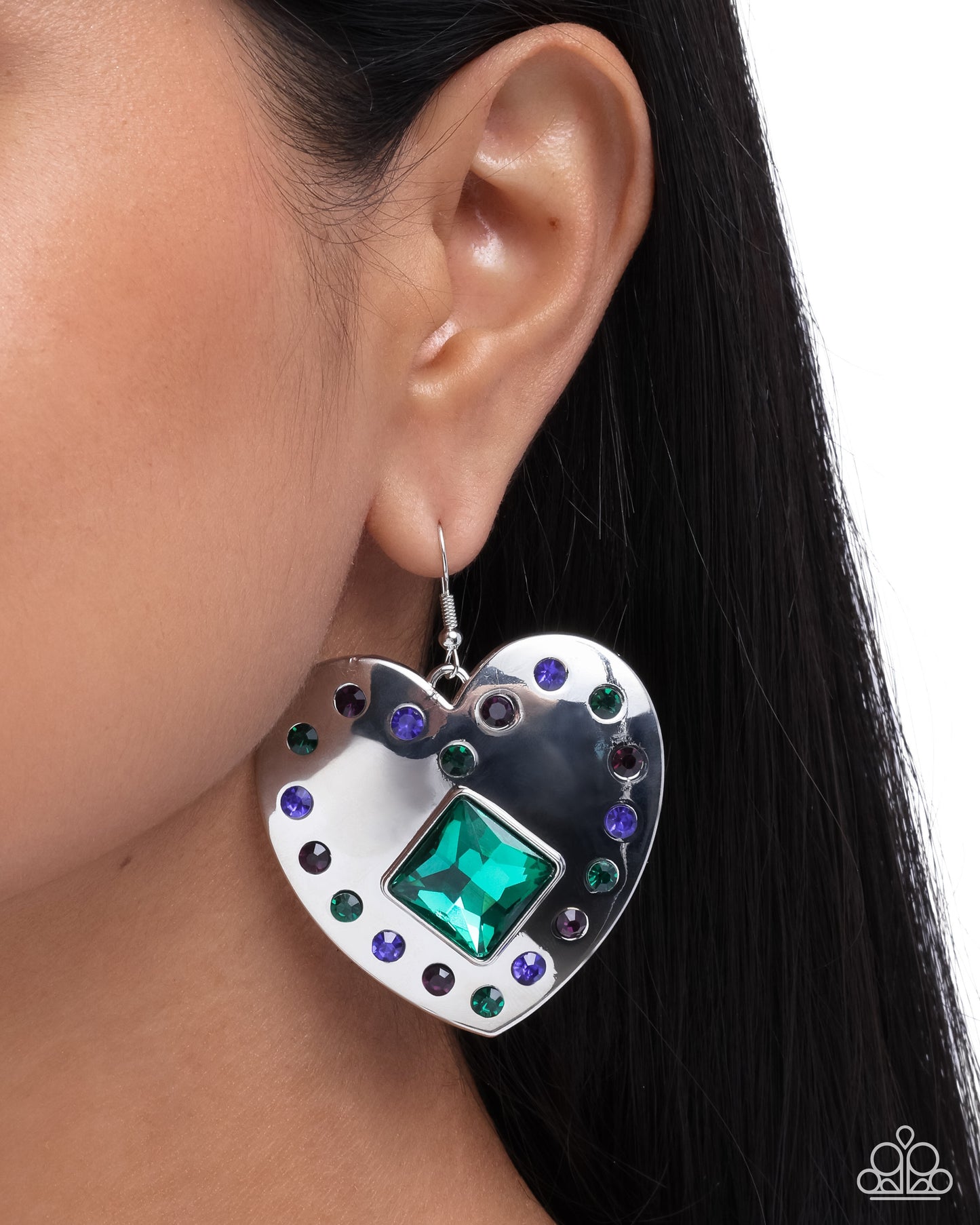 Lovely Lights - green - Paparazzi earrings