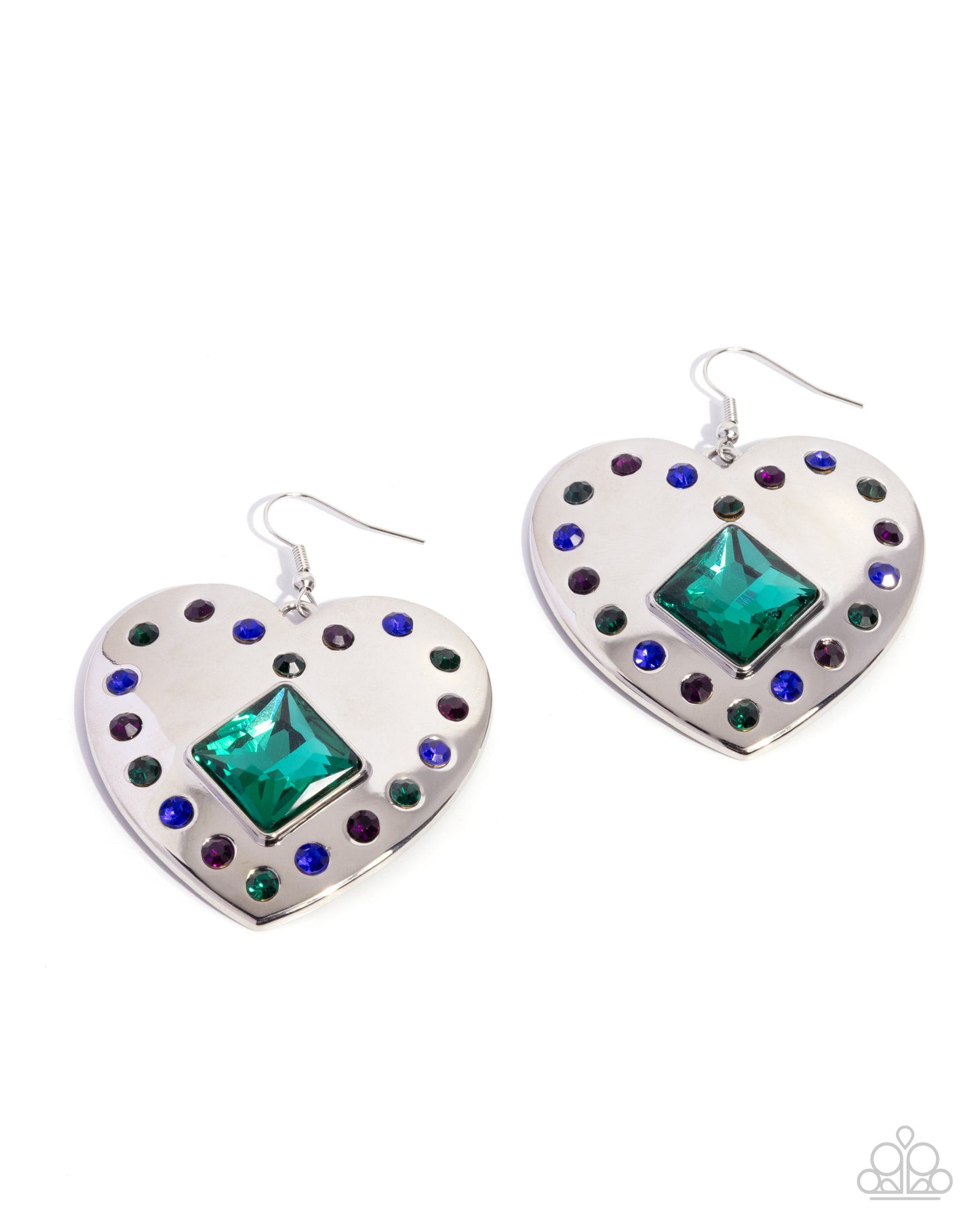 Lovely Lights - green - Paparazzi earrings