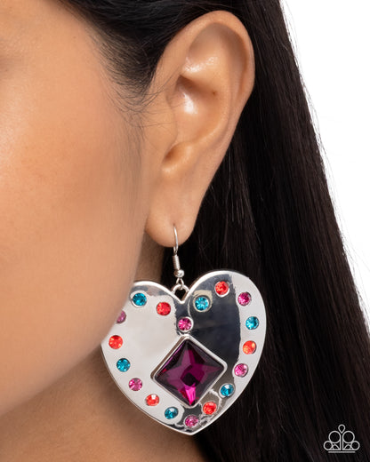 Lovely Lights - pink - Paparazzi earrings