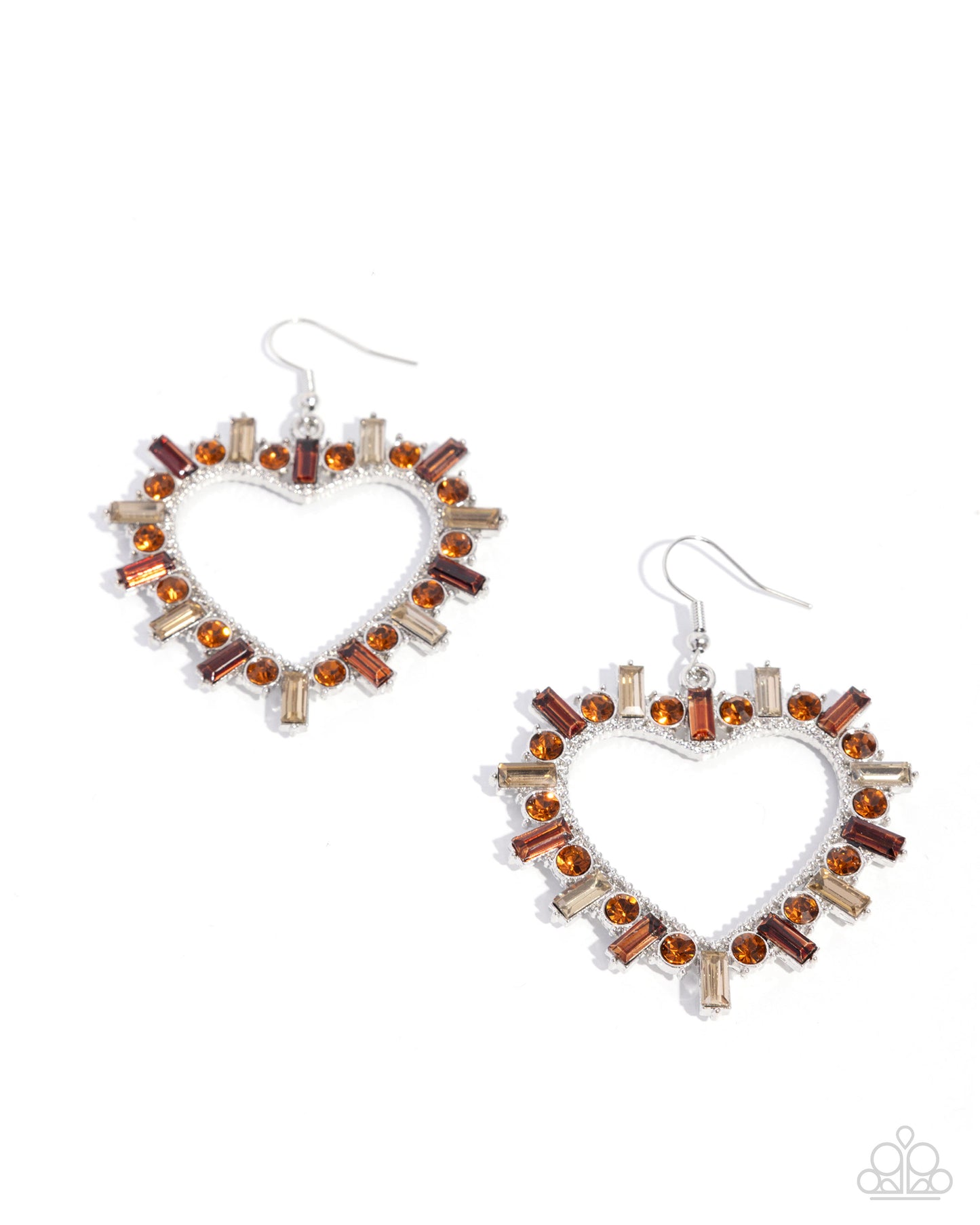 Lovely Luxury - brown - Paparazzi earrings