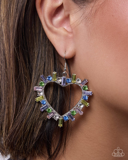 Lovely Luxury - multi - Paparazzi earrings