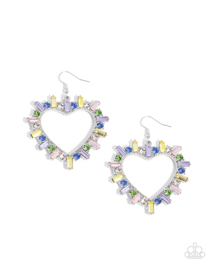 Lovely Luxury - multi - Paparazzi earrings