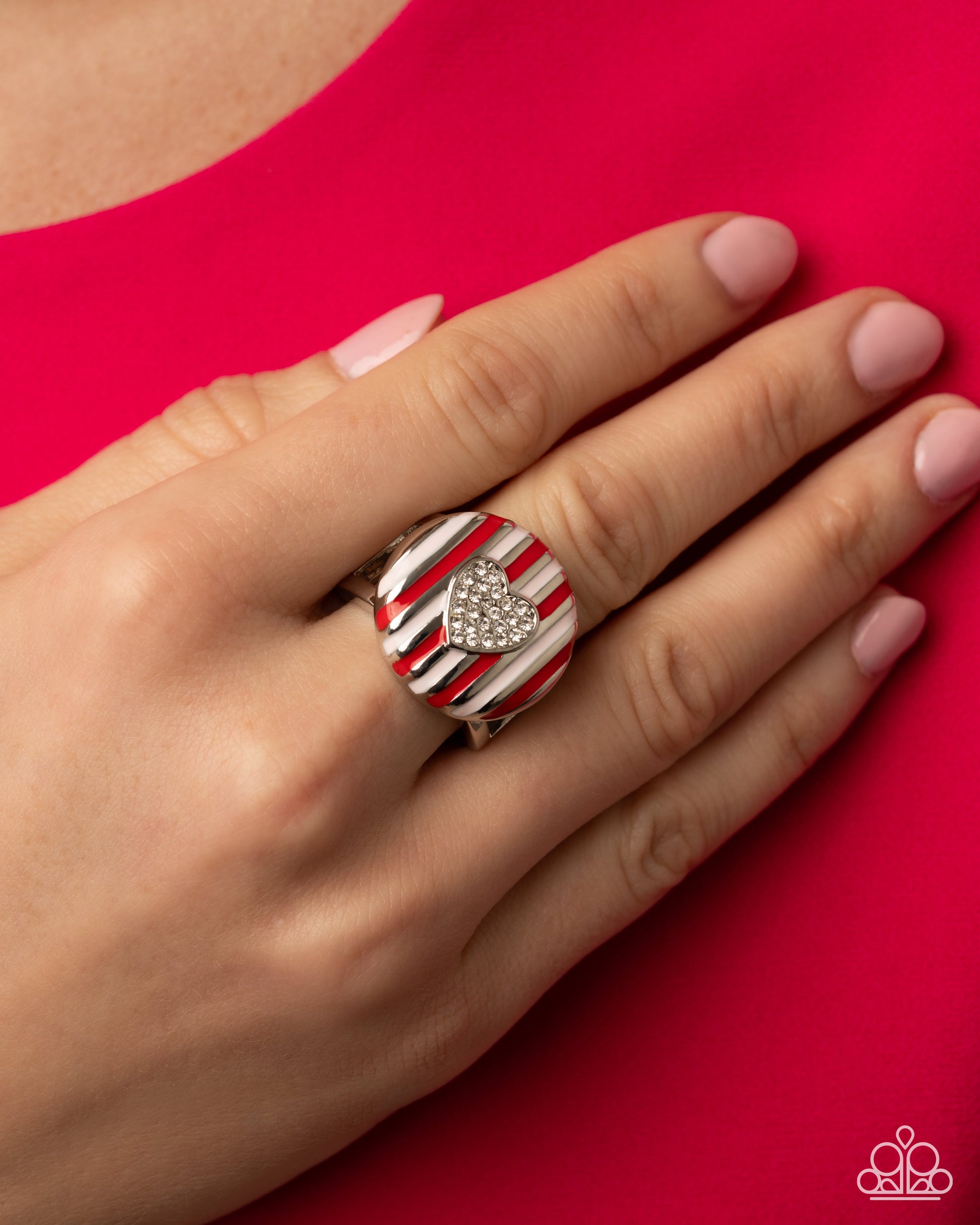 Lovestruck Stripes - multi - Paparazzi ring