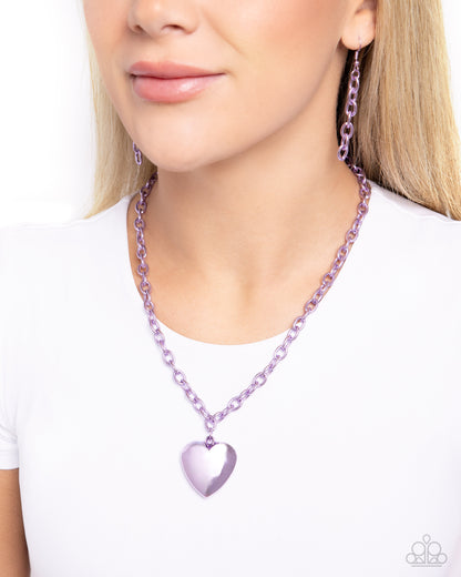 Loving Luxury - purple - Paparazzi necklace