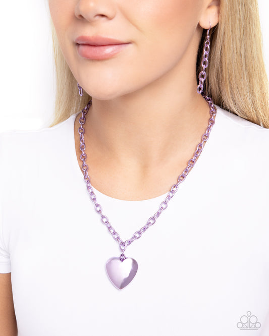 Loving Luxury - purple - Paparazzi necklace