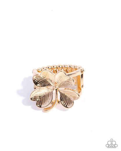 Low-Key Luck - gold - Paparazzi ring