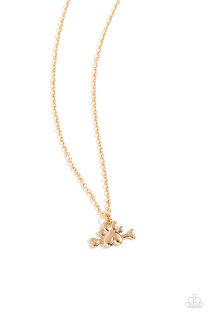 Loyal Companion - gold - Paparazzi necklace