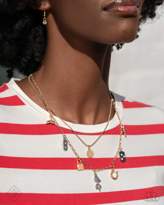 Lucky Legend - multi - Paparazzi necklace