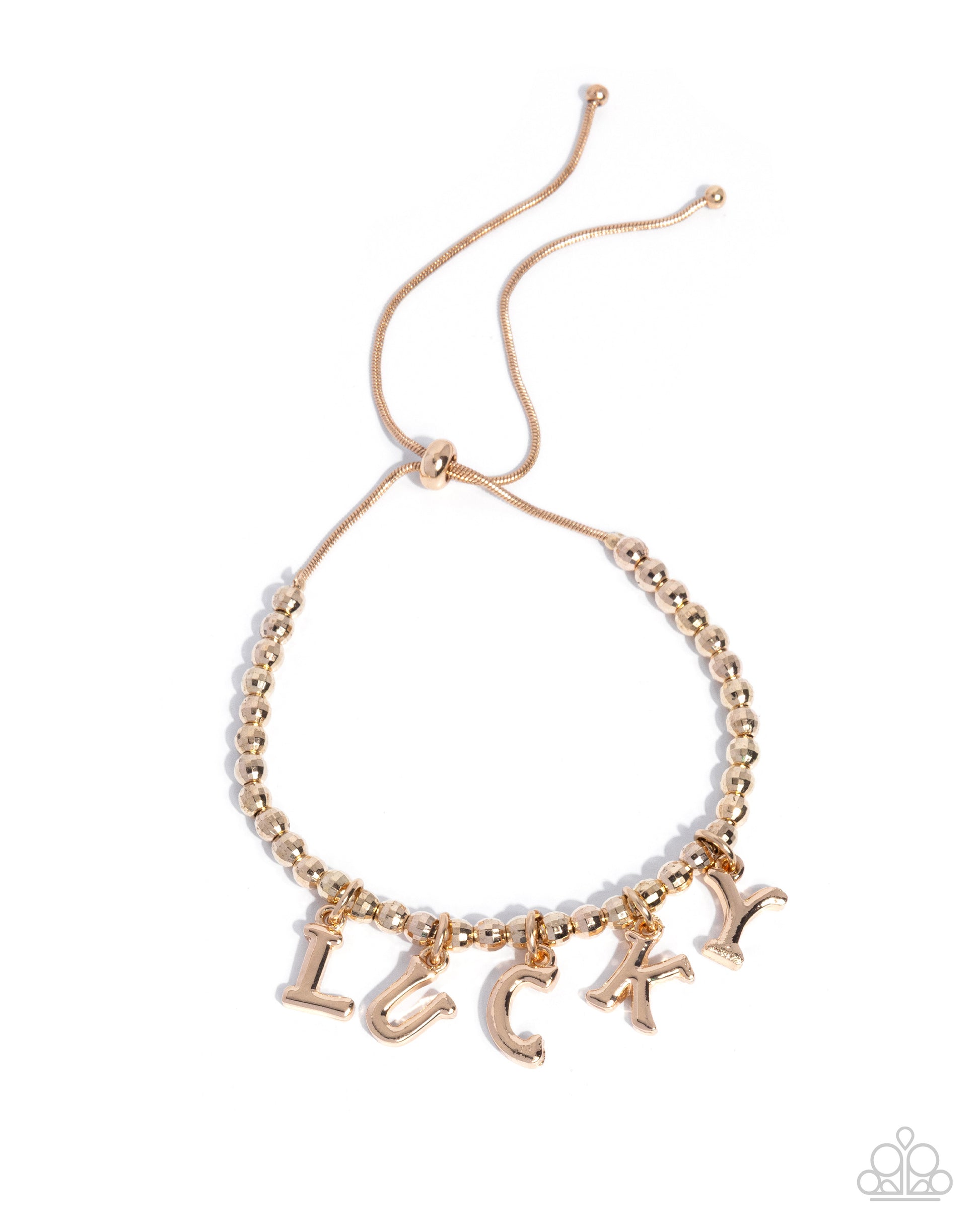 Lucky Me! - gold - Paparazzi bracelet