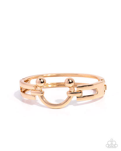 Luminous Latch - gold - Paparazzi bracelet
