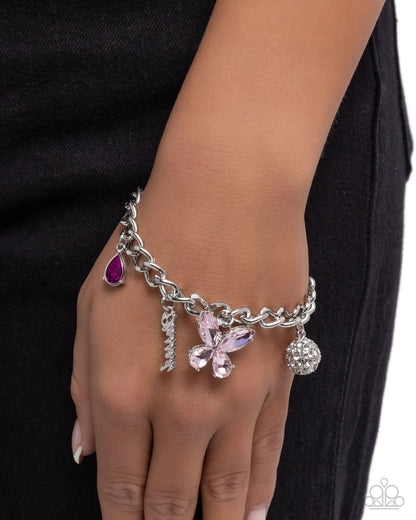 Luminous Lift - pink - Paparazzi bracelet
