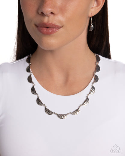 ​Lunar Jungle - silver - Paparazzi necklace