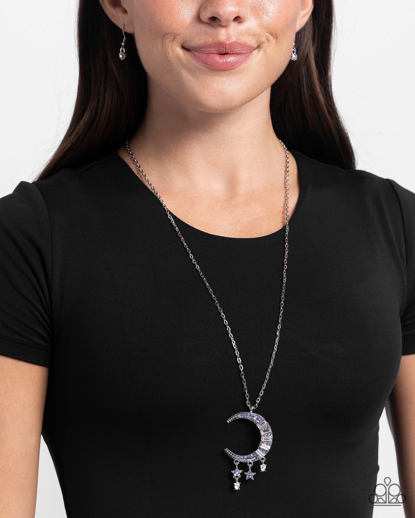 Lunar Landmark - purple - Paparazzi necklace