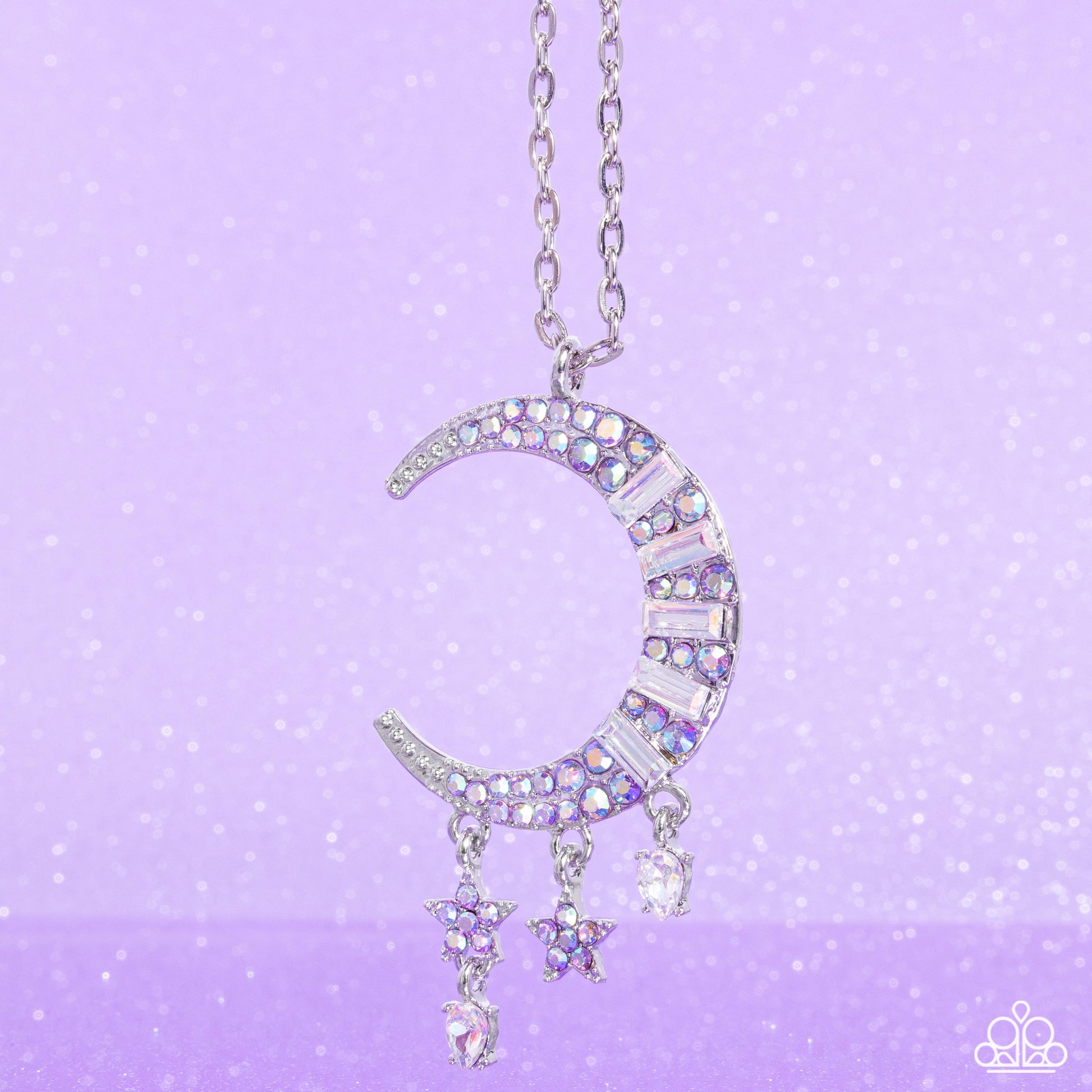 Lunar Landmark - purple - Paparazzi necklace
