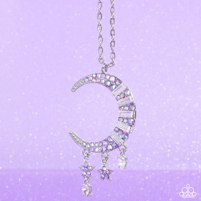 Lunar Landmark - purple - Paparazzi necklace