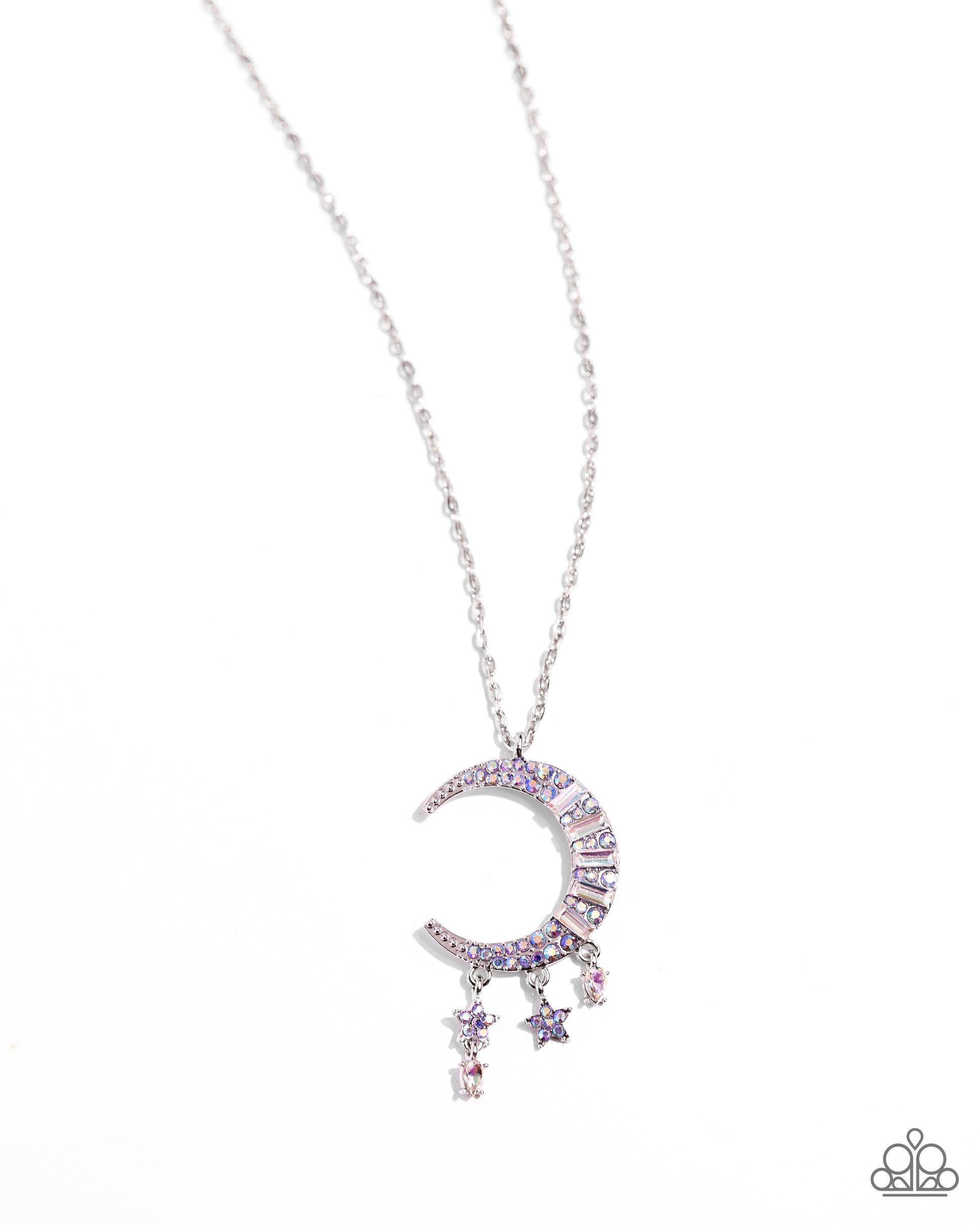 Lunar Landmark - purple - Paparazzi necklace