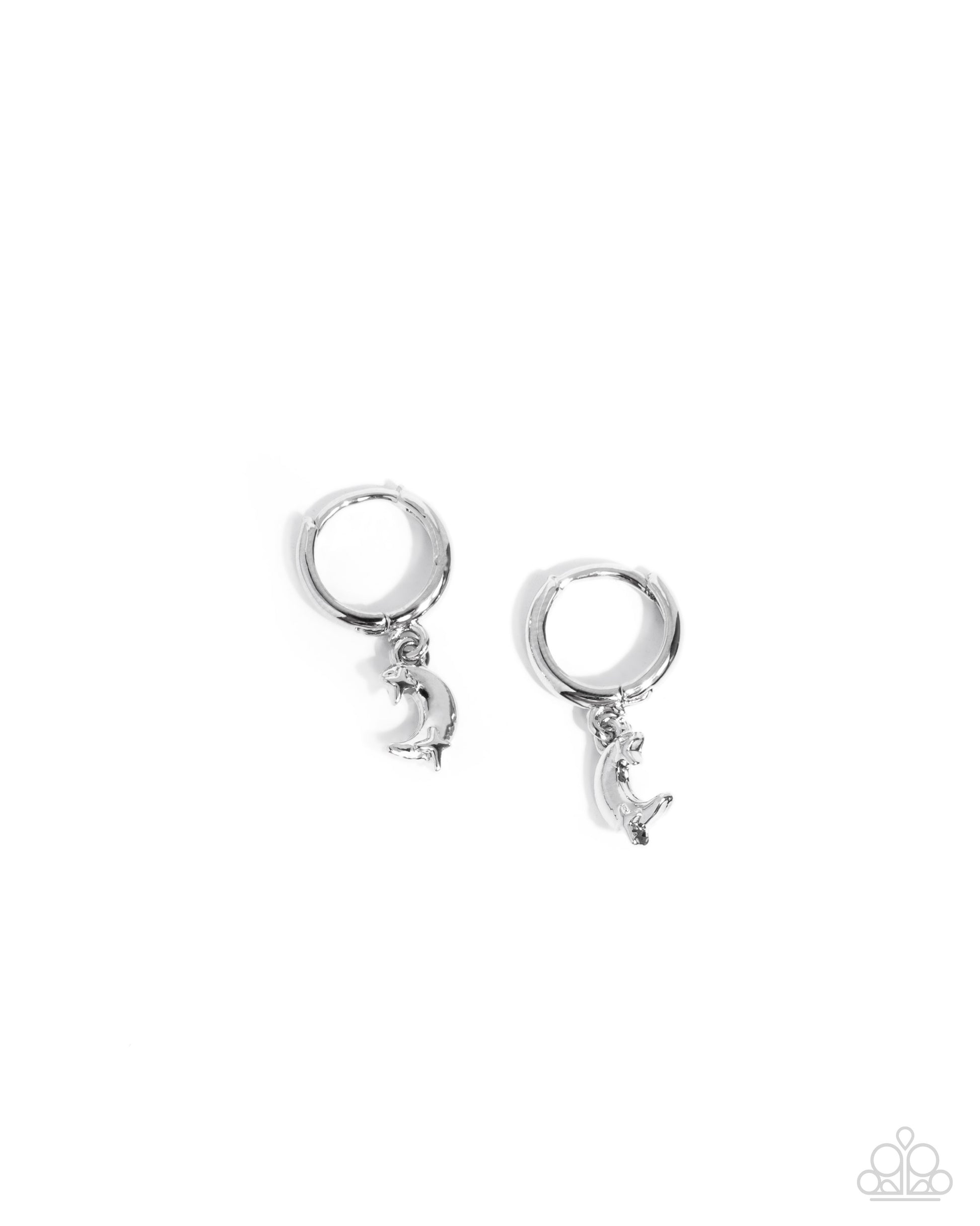 Lunar Language - silver - Paparazzi earrings