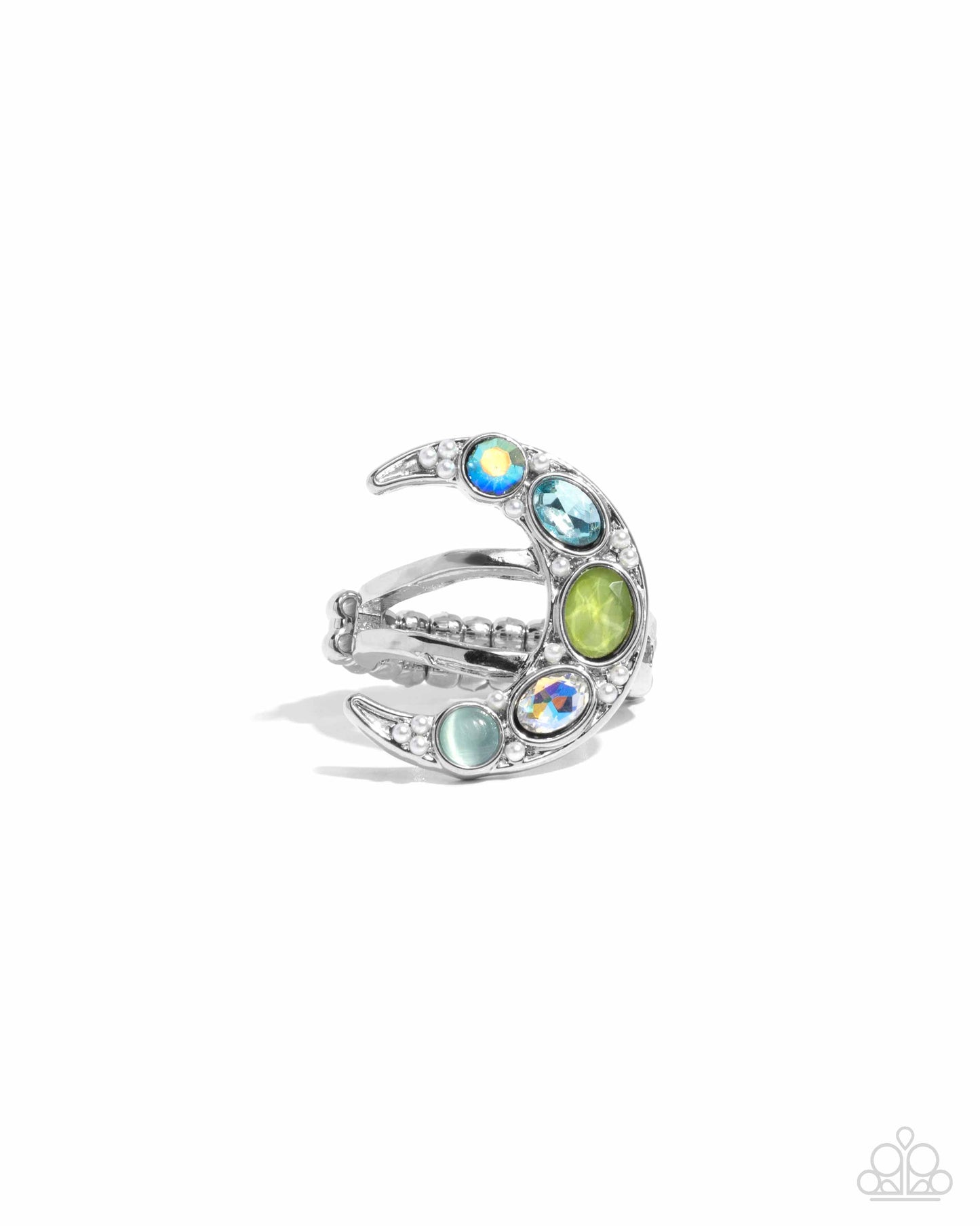 Lunar Leader - green - Paparazzi ring