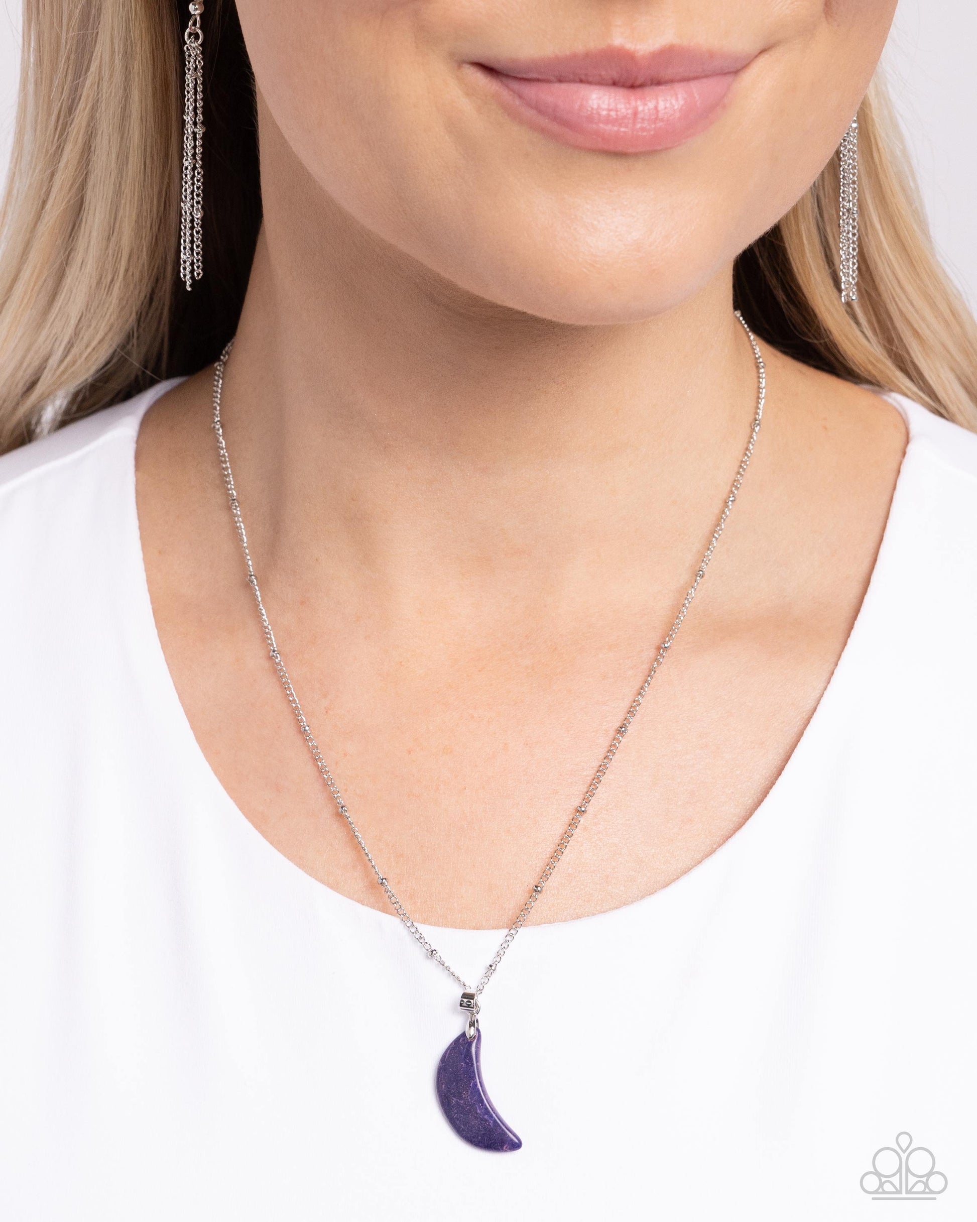 Lunar Lesson - purple - Paparazzi necklace