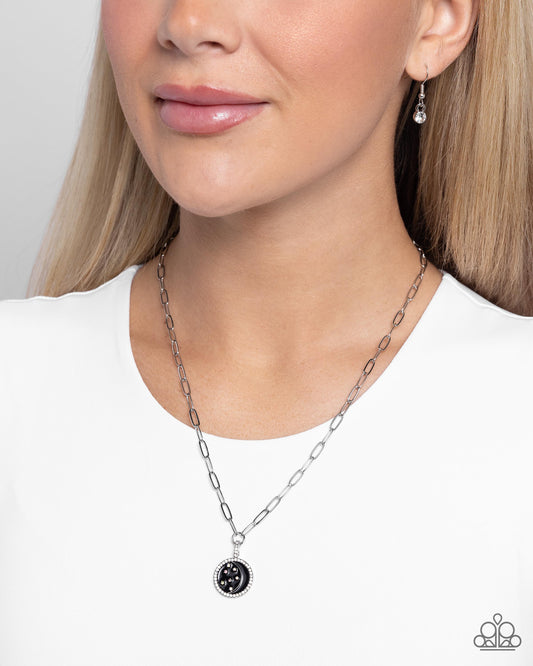 Lunar Liaison - black - Paparazzi necklace