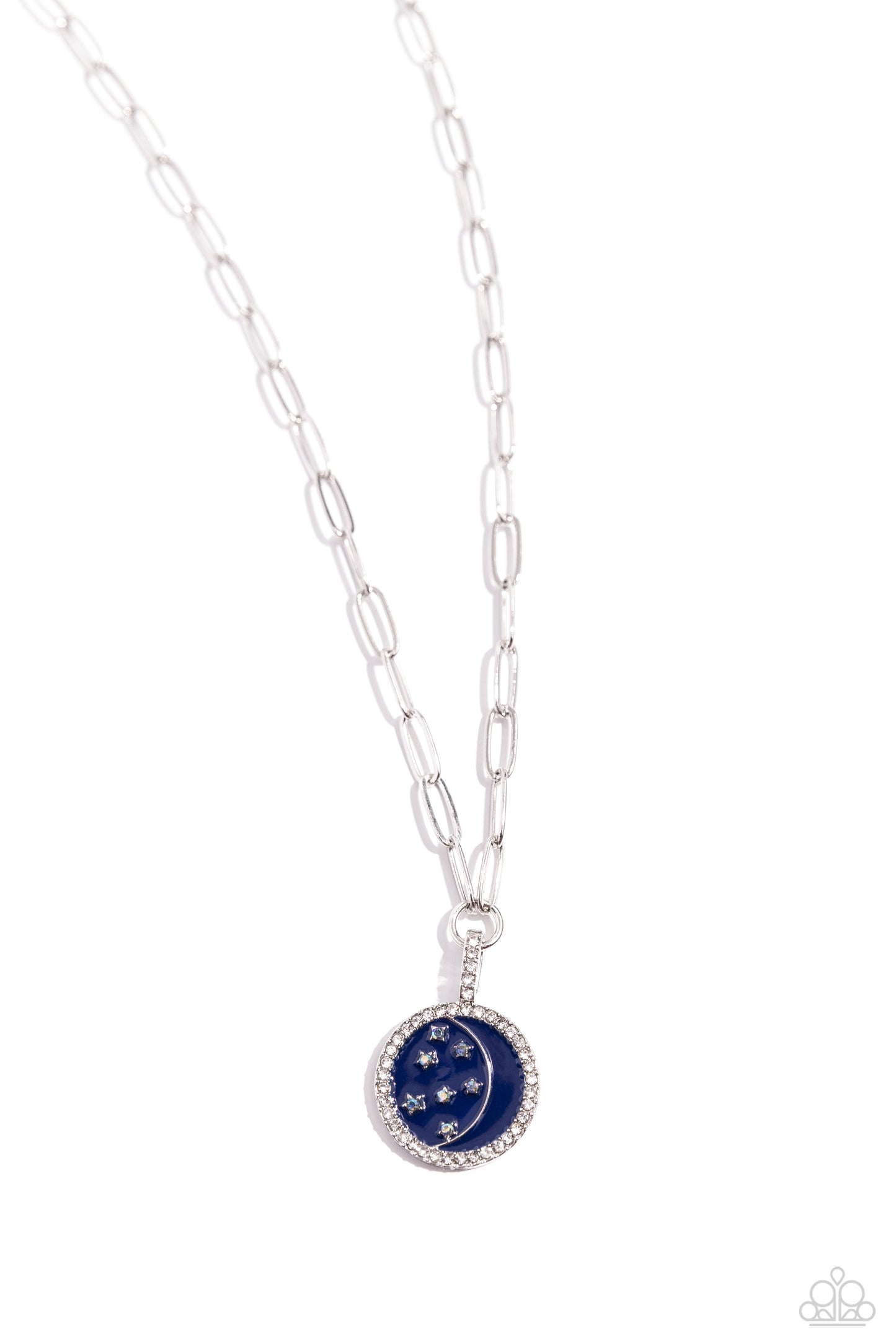 Lunar Liaison - blue - Paparazzi necklace