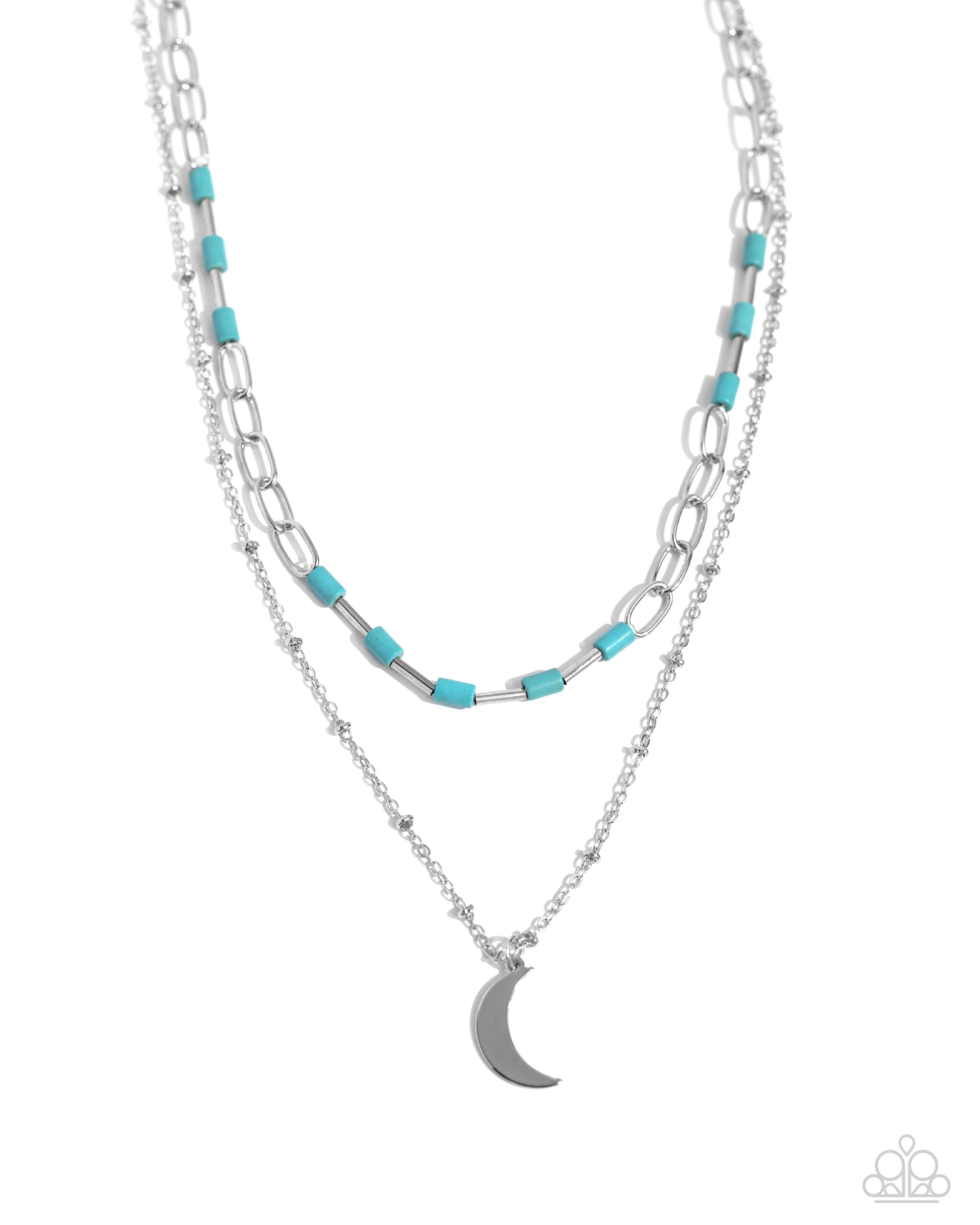 Lunar Lucidity - blue - Paparazzi necklace