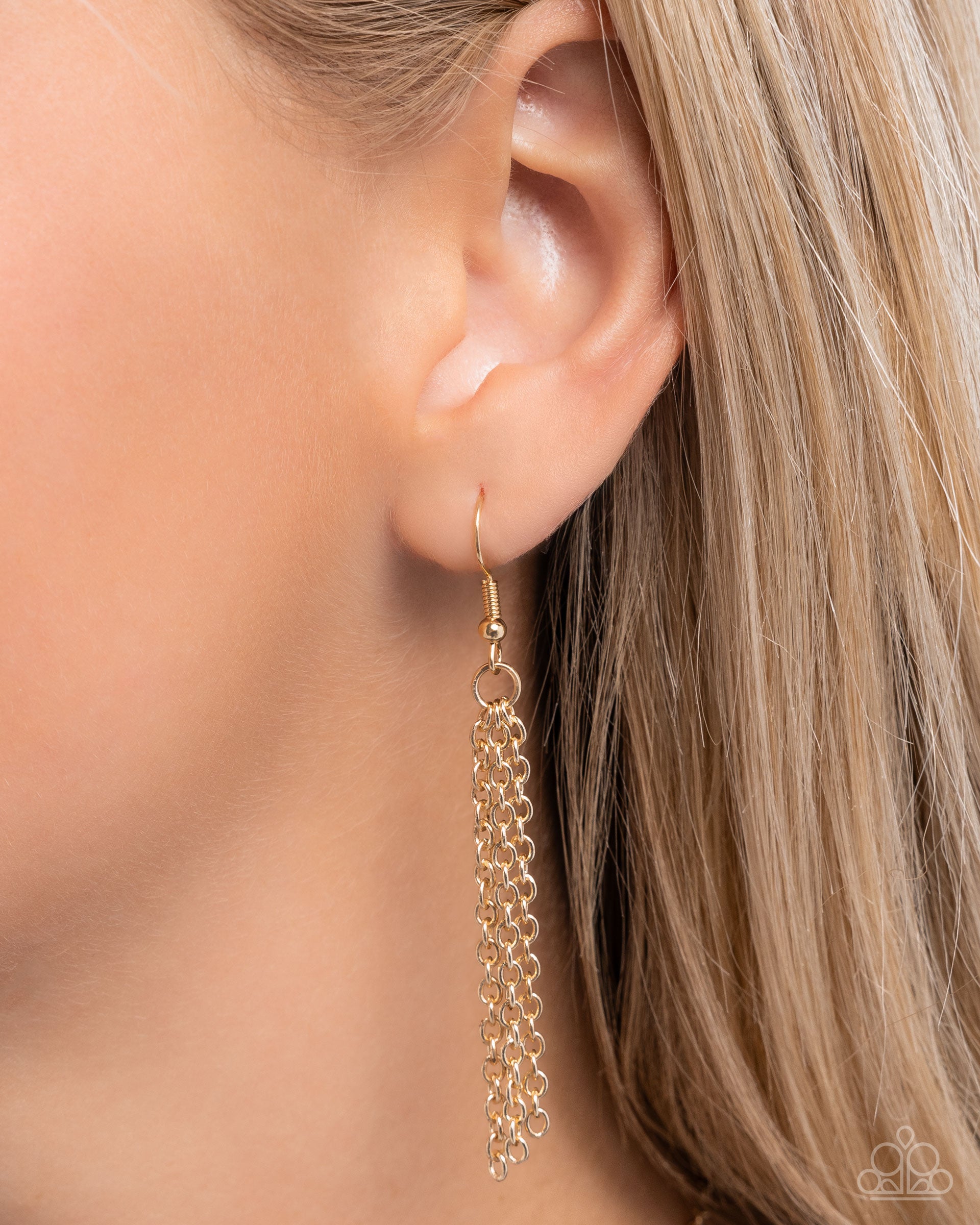 Lunar Month - gold - Paparazzi necklace