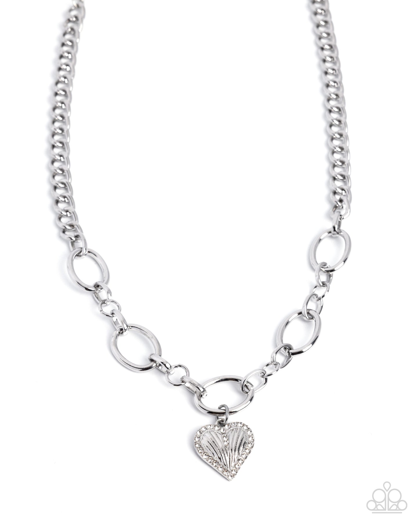 Lunch Date - white - Paparazzi necklace