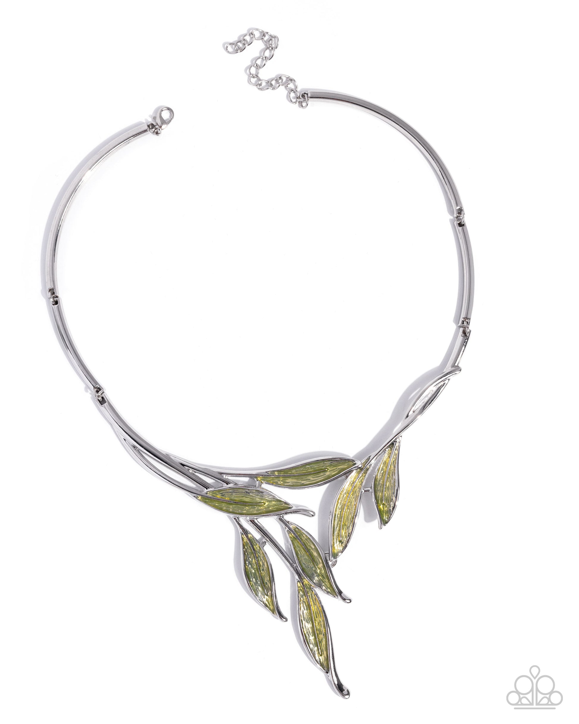 Lush Leaves - green - Paparazzi necklace