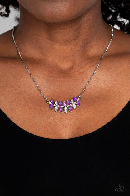 Lustrous Laurels - purple - Paparazzi necklace