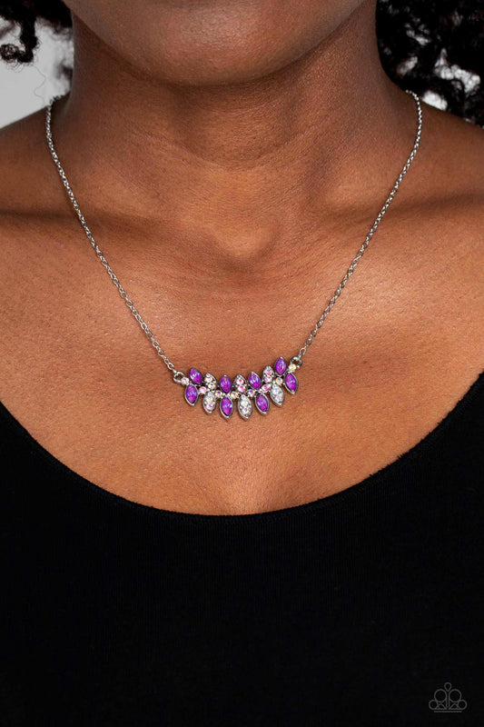 Lustrous Laurels - purple - Paparazzi necklace