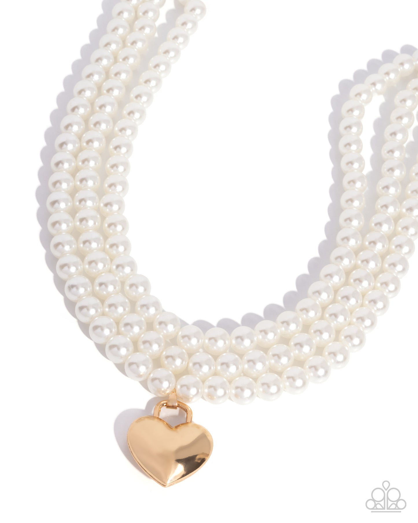 Lustrous Look - gold - Paparazzi necklace