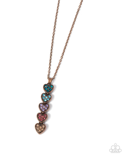MINE Over Matter - copper - Paparazzi necklace