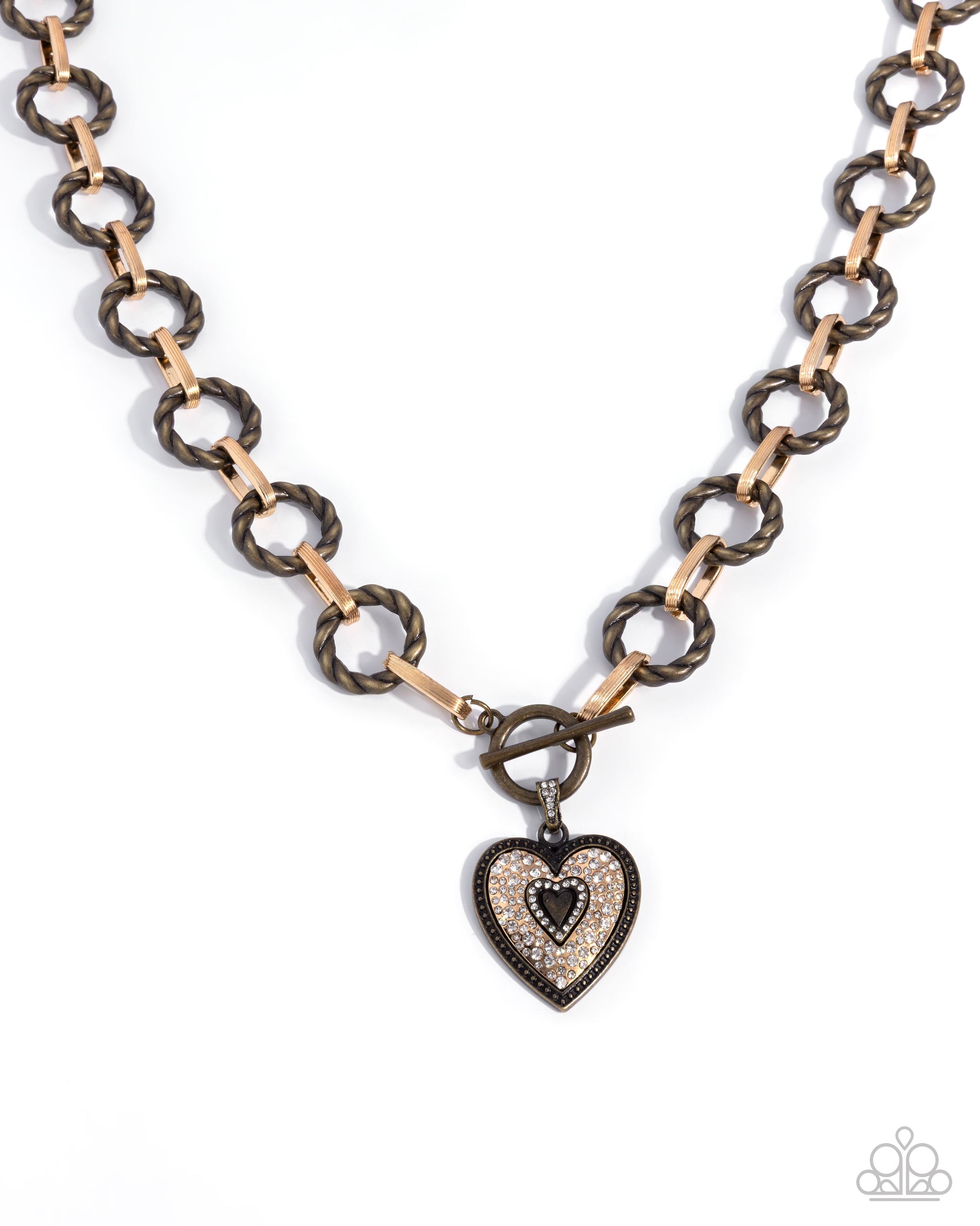MVP Matchmaker - brass - Paparazzi necklace