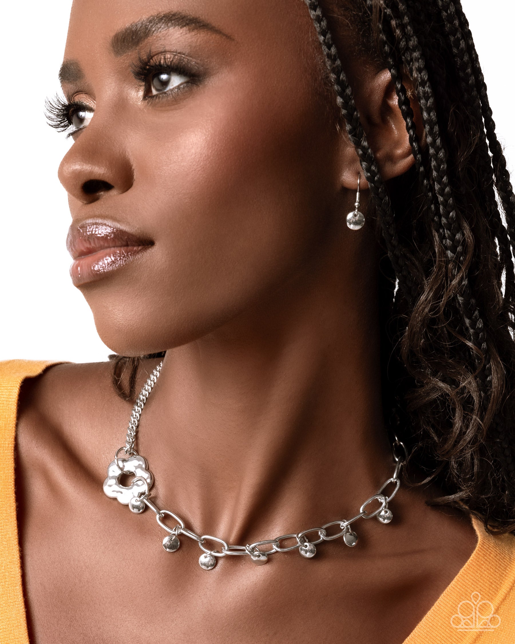 Magic Merger - silver - Paparazzi necklace