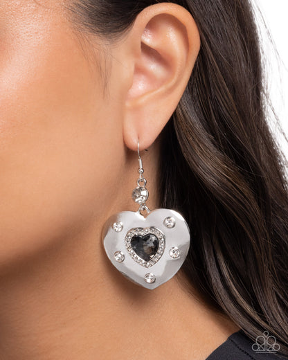 Magical Matchmaker - silver - Paparazzi earrings
