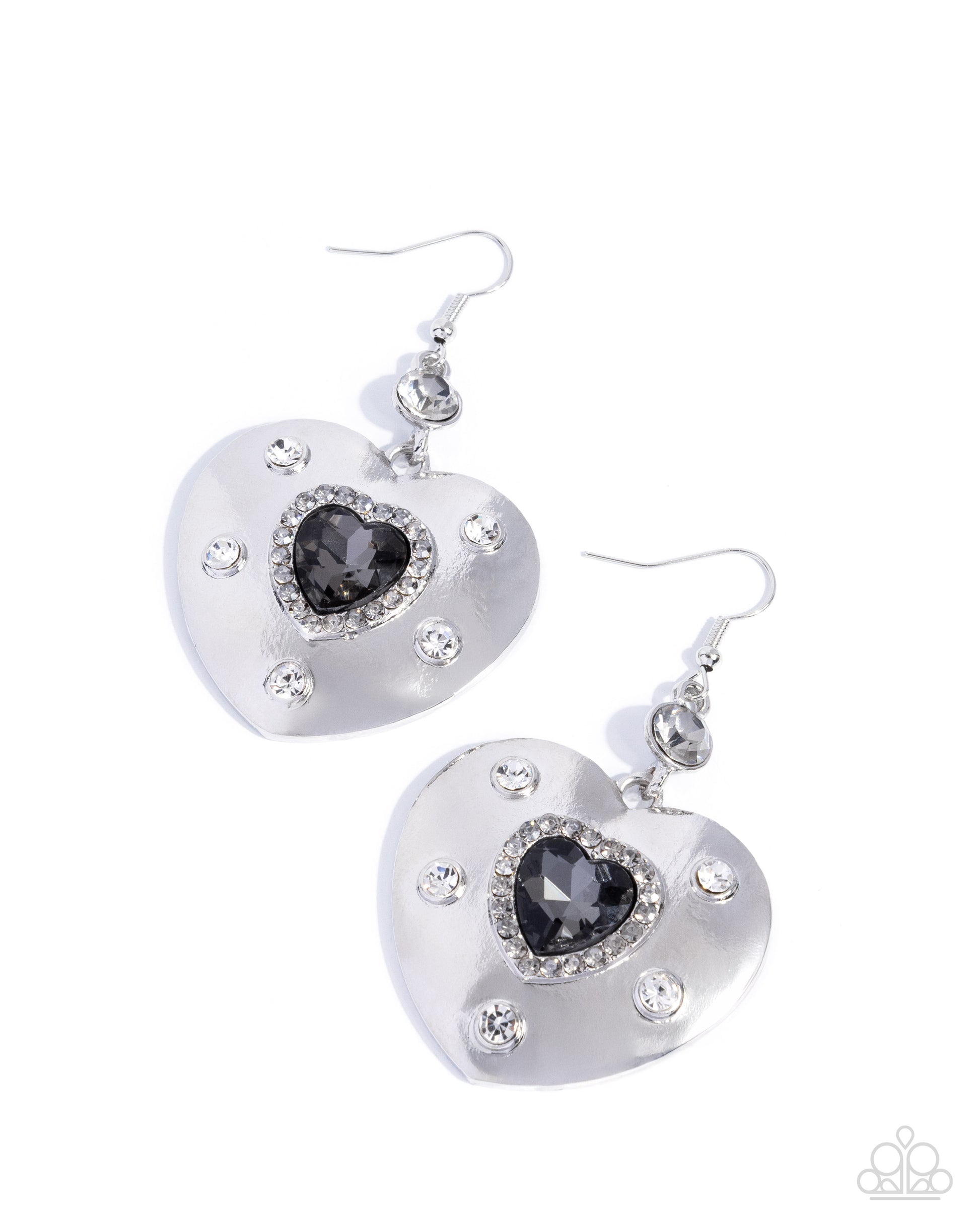 Magical Matchmaker - silver - Paparazzi earrings